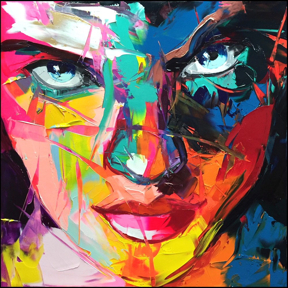 Francoise Nielly Portrait Palette Painting Expression Face023